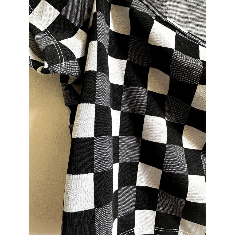 BP. Cutout Crop Tee In Black- White Gingham plus size 1X - Picture 10 of 15